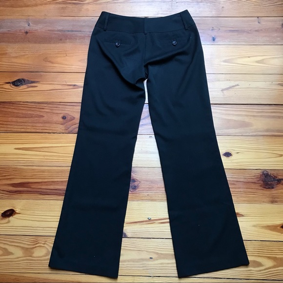 Maurices Black Straight Leg Trouser Work Pants, EUC, 1/2 - Picture 11 of 13